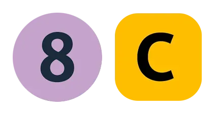 Icones métro 8 et RER C